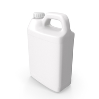 Plastic F Style Bottle 1Gallon With Ribbed Plastic Buttress Cap PNG & PSD Images