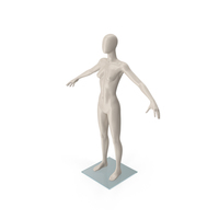 Female Mannequin T-Pose PNG & PSD Images