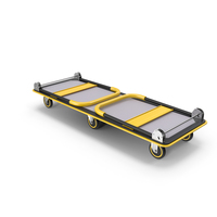 Folded Heavy Duty Platform Hand Truck PNG & PSD Images