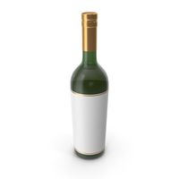 Wine Bottle Gold PNG & PSD Images