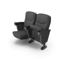 Black Theater Chair PNG & PSD Images