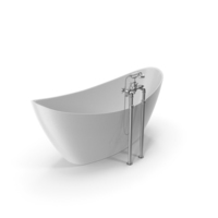 Vintage Bathtub Hylton White Coated PNG & PSD Images