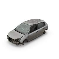 Scrapyard RAW 3D Scan Honda Civic PNG & PSD Images