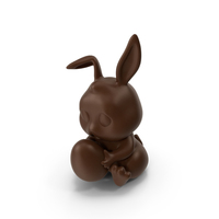 Milk Chocolate Bunny PNG & PSD Images