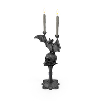 Gothic Candlestick PNG & PSD Images
