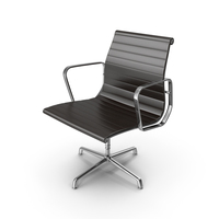 Charles Eames Ribbed Visitors Chair PNG & PSD Images