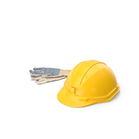 Work Gloves and Hard Hat PNG & PSD Images