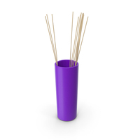Tube Vase Purple PNG & PSD Images