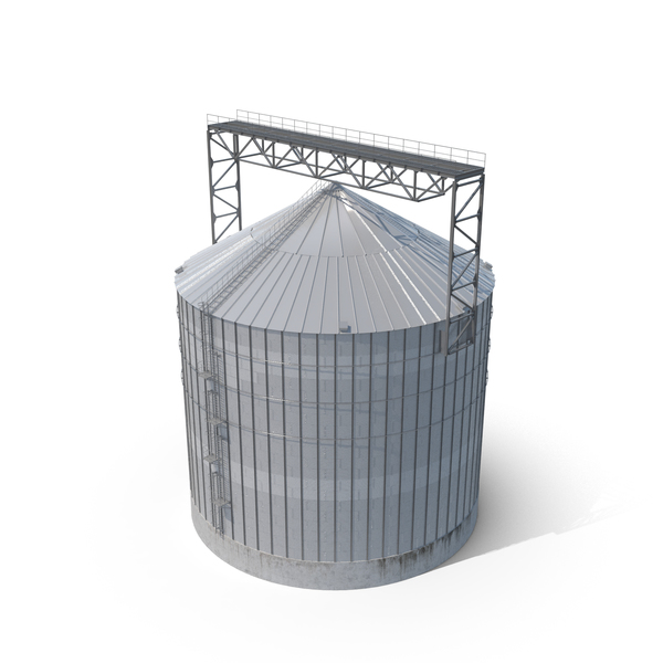 Industrial Grain Silo PNG & PSD Images