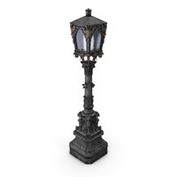 Gothic Street Lamp PNG & PSD Images