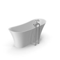 Vintage Bathtub Holywell White Coated PNG & PSD Images