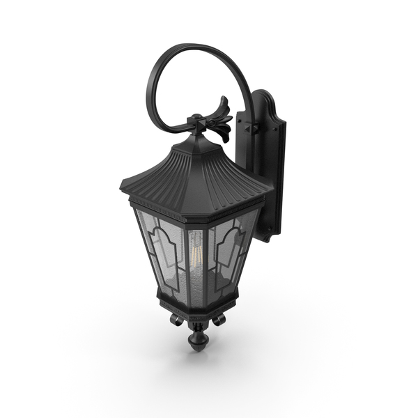 Street Wall Light Black PNG & PSD Images