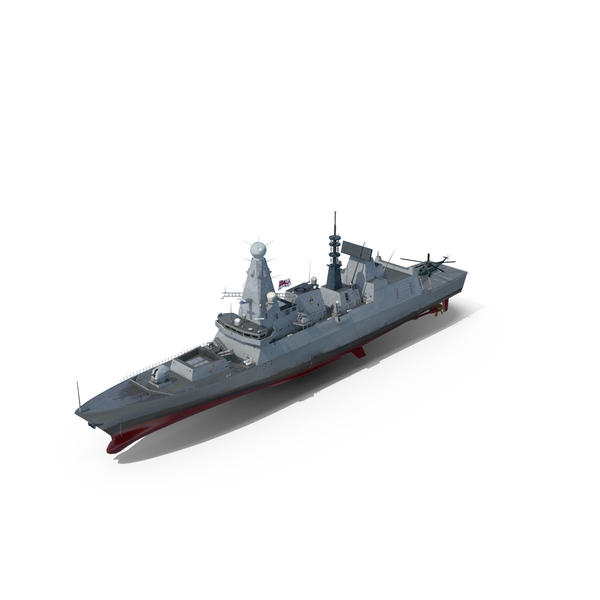 Destroyer HMS Dauntless D33 Type 45 PNG & PSD Images
