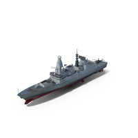 Destroyer HMS Diamond D34 Type 45 PNG & PSD Images