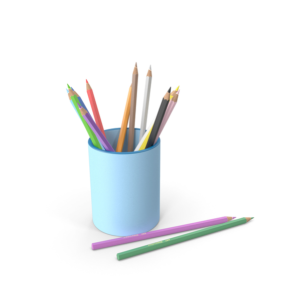 Penholder With Pencils PNG & PSD Images