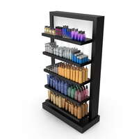Cosmetic Display Rack PNG & PSD Images
