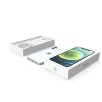 Apple iPhone 12 Unboxed Green PNG & PSD Images