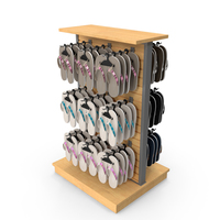 Sandals Display Rack PNG & PSD Images