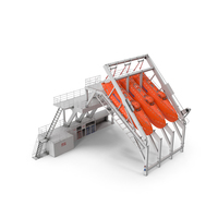 Freefall Lifeboats Hydraulic Launch PNG & PSD Images
