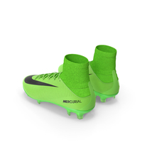 Green Football Cleats Nike Mercurial Veloce PNG & PSD Images