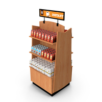 Coffee Display Rack PNG & PSD Images