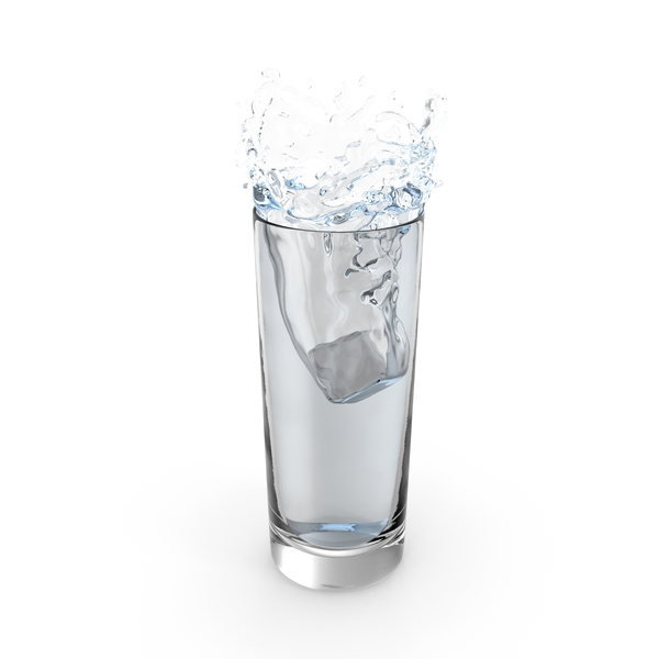 Ice Cube Water Splash PNG & PSD Images