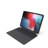 iPad Pro 2019 with Smart Keyboard 11 inch Space Gray PNG & PSD Images
