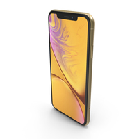 iPhone XR Yellow PNG & PSD Images