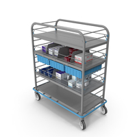 Medical Supply Cart PNG & PSD Images