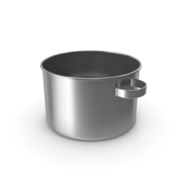 Stainless Pot No Lid PNG & PSD Images