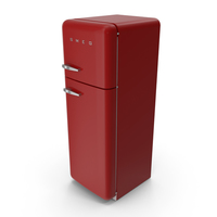 SMEG FAB30 50's Style Refrigerator PNG & PSD Images
