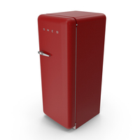 SMEG FAB28 50's Style Refrigerator PNG & PSD Images