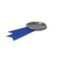 Blue Ribbon with Wax Stamp PNG & PSD Images