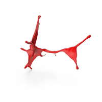 Abstract Red Paint Splash PNG & PSD Images