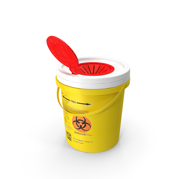 Sharps Waste Bin PNG & PSD Images