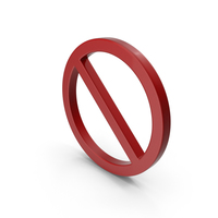 Prohibition Symbol Red PNG & PSD Images