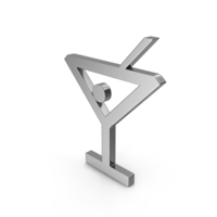 Bar Glass Symbol Silver PNG & PSD Images