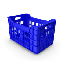 Blue Plastic Fruit crate PNG & PSD Images