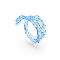 Water Blue Vortex Tunnel PNG & PSD Images