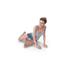 Woman Sitting On The Floor PNG & PSD Images