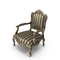 Louis XV Armchair PNG & PSD Images