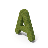 Grass Letter A PNG & PSD Images