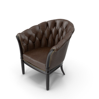 Butonned Armchair PNG & PSD Images