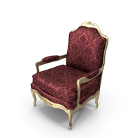 Louis XV Armchair PNG & PSD Images