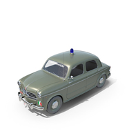 Fiat 1100 Carabinieri 1954 PNG & PSD Images