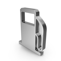 GAS Station Symbol Silver PNG & PSD Images