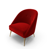Red Koket Nessa Armchair PNG & PSD Images