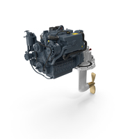 Marine Diesel Saildrive Engine Generic PNG & PSD Images