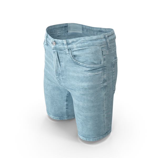 Men's Shorts  Light Blue PNG & PSD Images