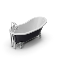 Vintage Bathtub Kent Cast Iron PNG & PSD Images
